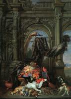 Quellin, Erasmus - Still Life in an Architectural Setting